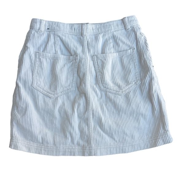 Abercrombie & Fitch Corduroy Skirt Mini Button Front size small - Picture 2 of 5